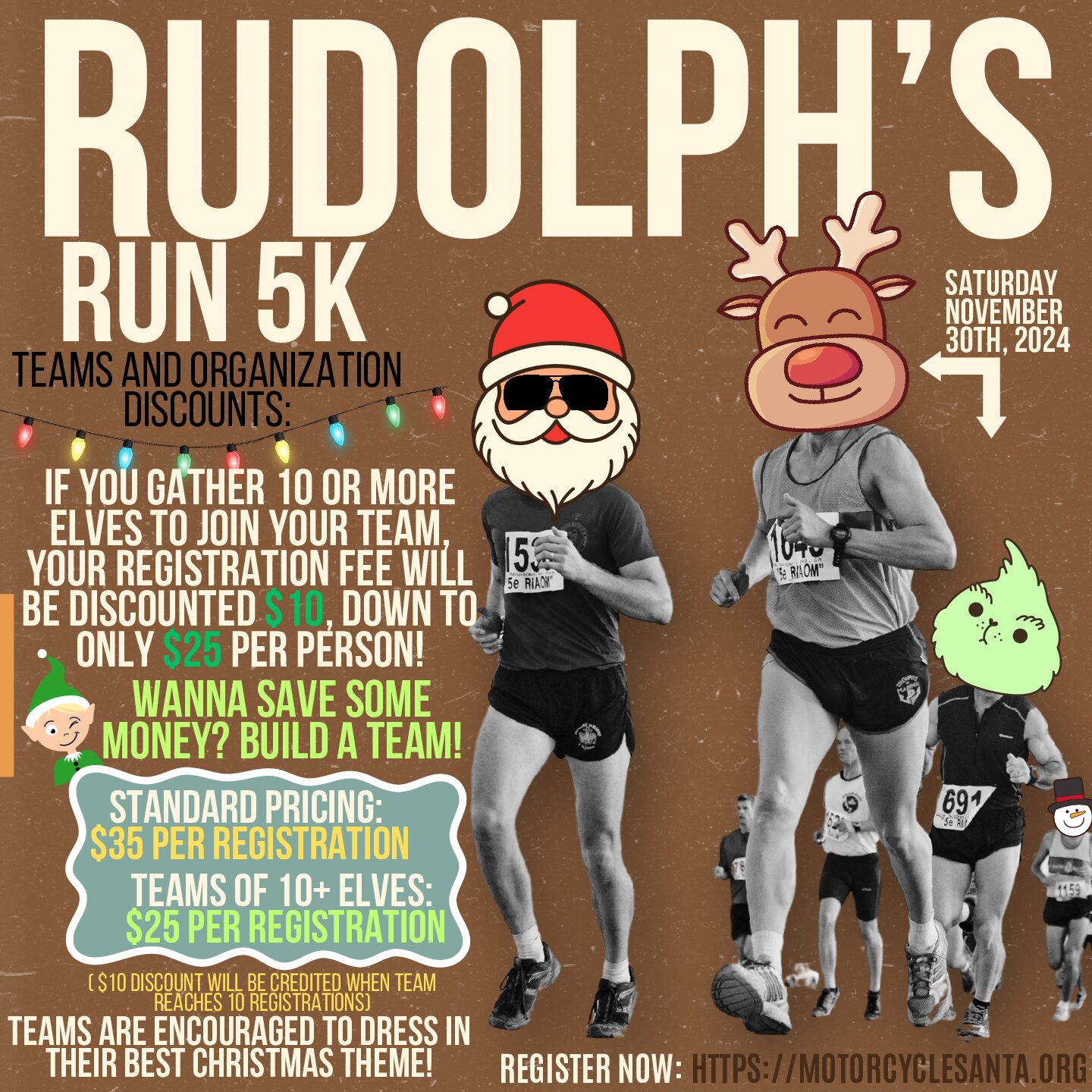 Rudolph's Run 5K Brochure